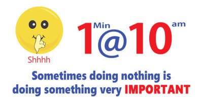sometimes doing nothing is doing something very important